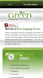 Mobile Screenshot of greenlanguageservices.com